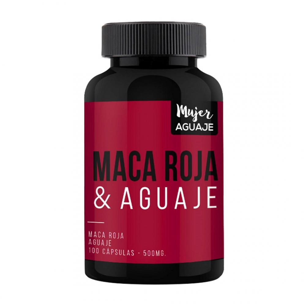 Maca roja y aguaje x 100 unida...